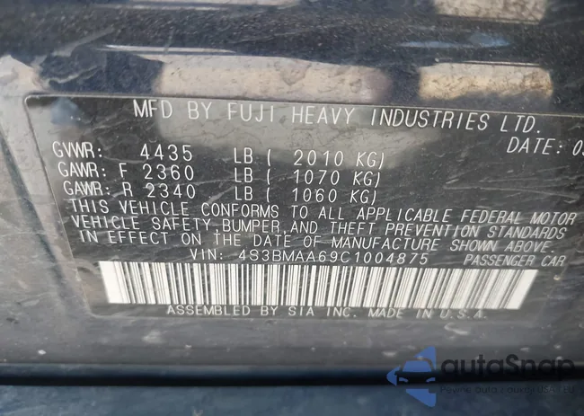 4S3BMAA69C1004875: 44392069