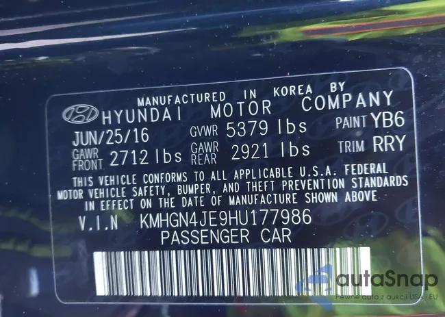 KMHGN4JE9HU177986: 44392134