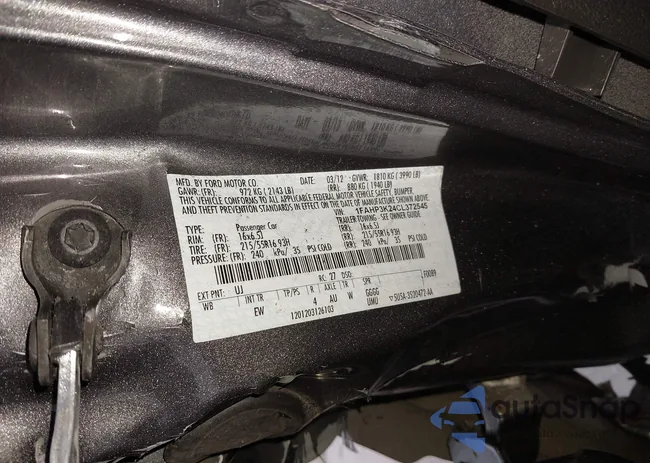 1FAHP3K24CL372545: 44392272