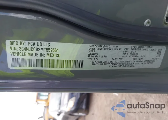 3C4NJCCB2MT559561: 44392278