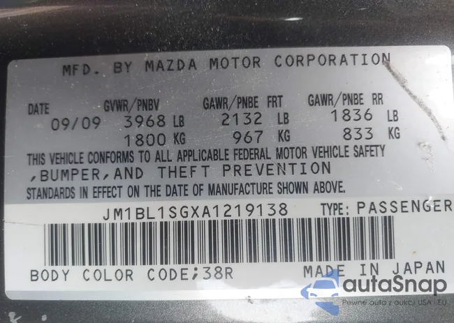 JM1BL1SGXA1219138: 44392410