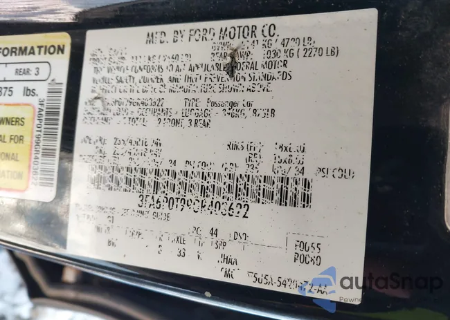 3FA6P0T99GR403622: 44392926