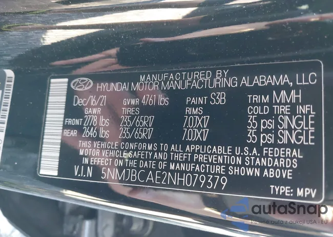 5NMJBCAE2NH079379: 44393132