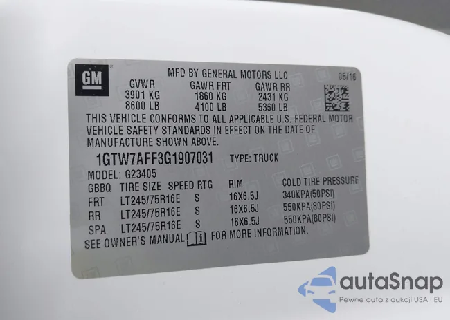 1GTW7AFF3G1907031: 44393203