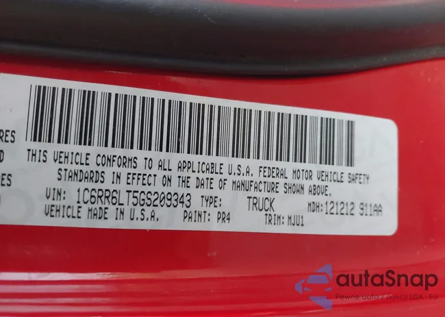 1C6RR6LTRGS209343: 44393223