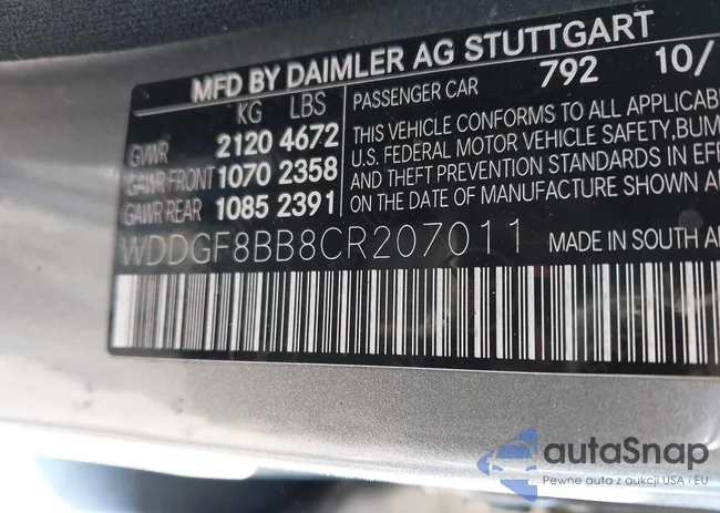 WDDGF8BB8CR207011: 44393374