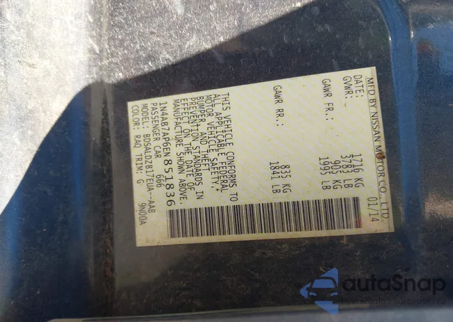 1N4AB7AP6EN851836: 44393430