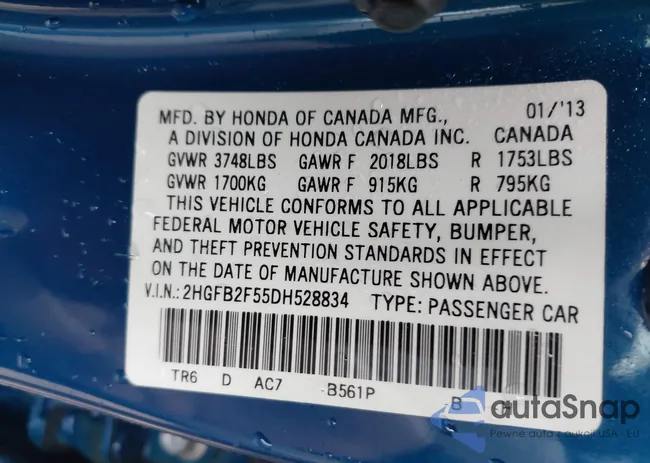 2HGFB2F55DH528834: 44392497