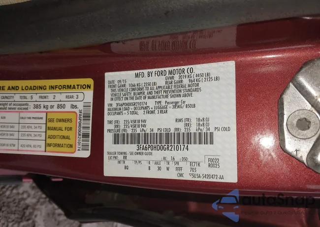 3FA6P0HD0GR210174: 44392822