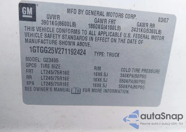 1GTGG25V271192424: 44392836