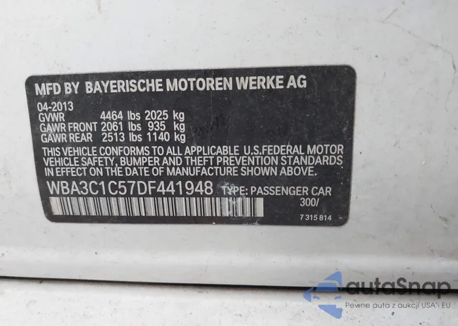 WBA3C1C57DF441948: 44393949