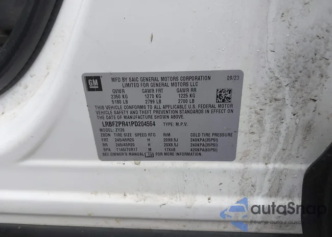 LRBFZPR41PD204564: 44393988