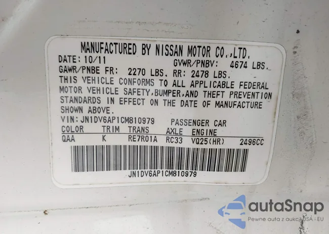 JN1DV6AP1CM810979: 44394045