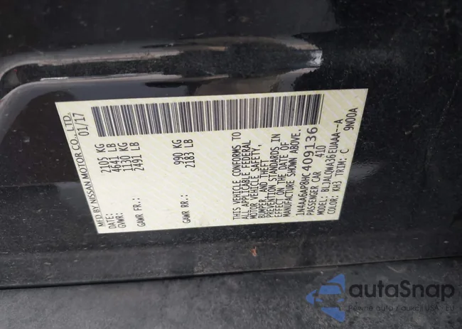 1N4AA6AP8HC409136: 44394112