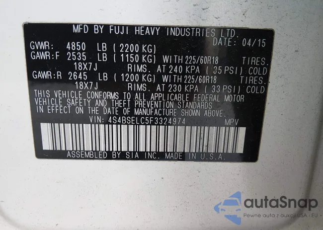 4S4BSELC5F3324974: 44394155