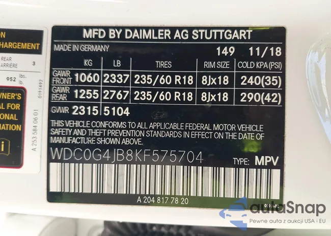 WDC0G4JB8KF575704: 44394178