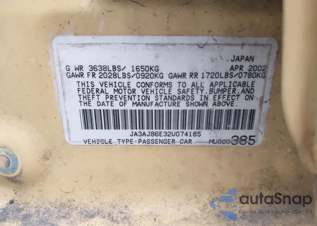 JA3AJ86E32U074185: 44394251