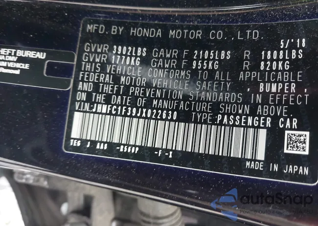 JHMFC1F39JX022630: 44393454