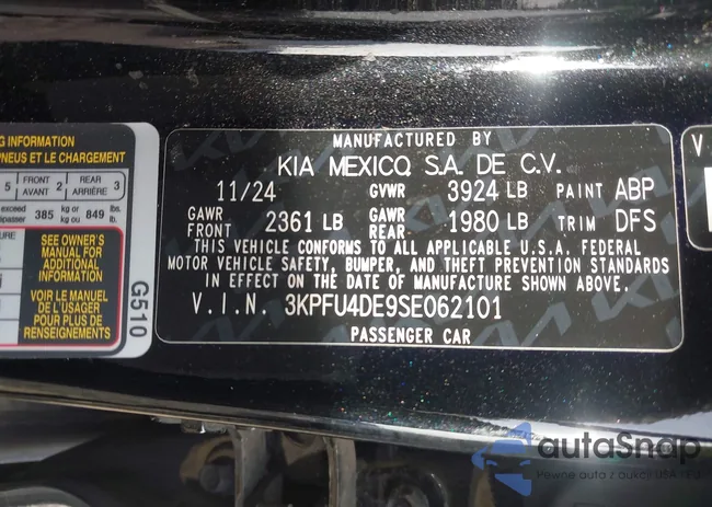 3KPFU4DE9SE062101: 44393468