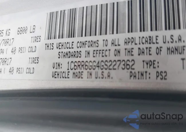 1C6RR6GG4GS227362: 44393657