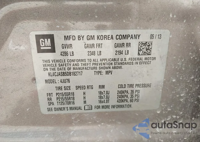 KL4CJASB5DB182717: 44393728