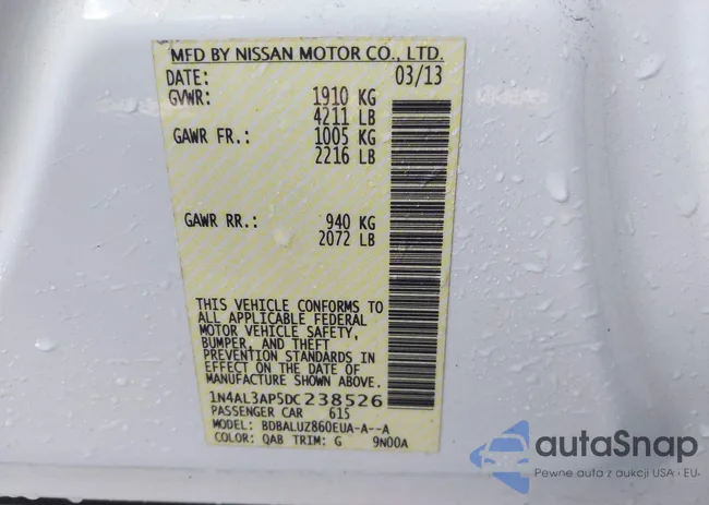 1N4AL3AP5DC238526: 44393745