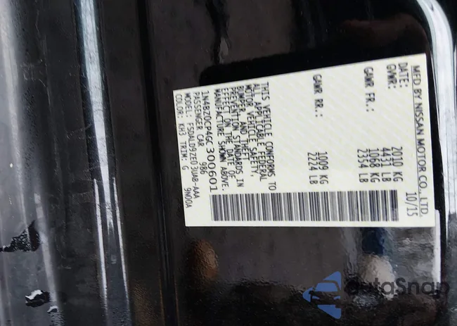 1N4BZ0CP4GC300601: 44393823