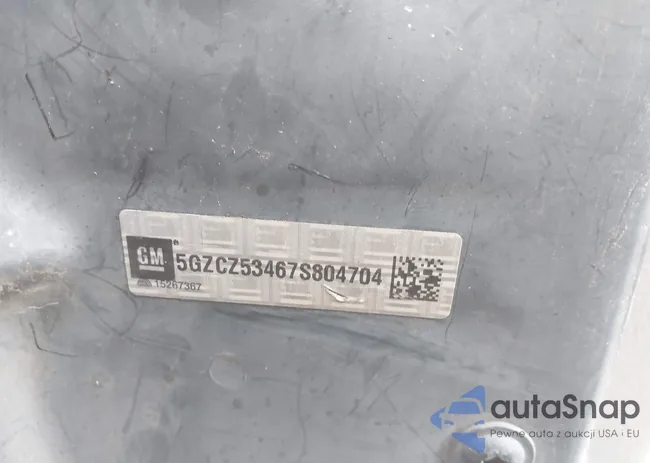 5GZCZ53467S804704: 44393826