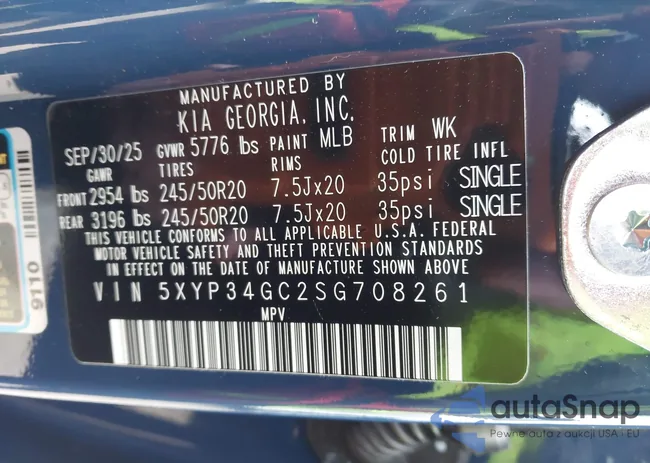 5XYP34GC2SG708261: 44394849