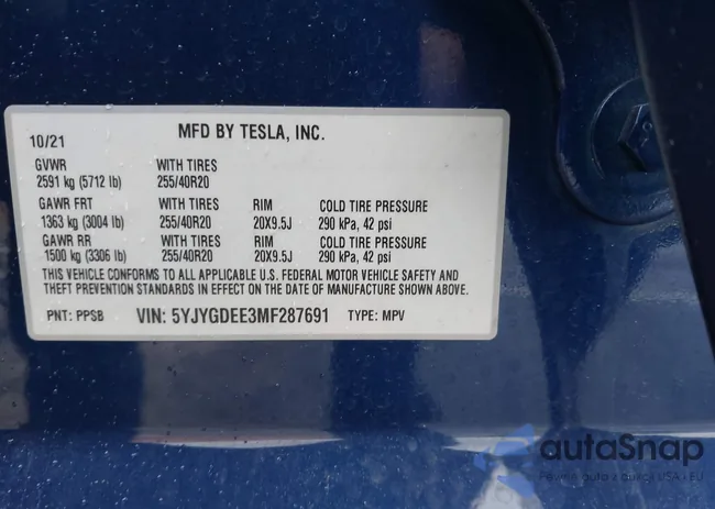 5YJYGDEE3MF287691: 44395092