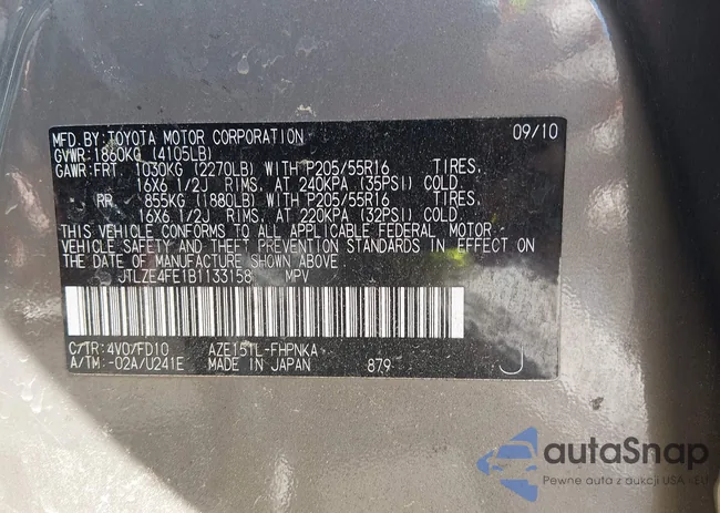 JTLZE4FE1B1133158: 44395392