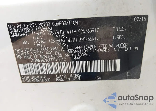 JTMWFREV6FD070542: 44394451