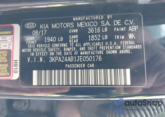 3KPA24AB1JE050176: 44394452