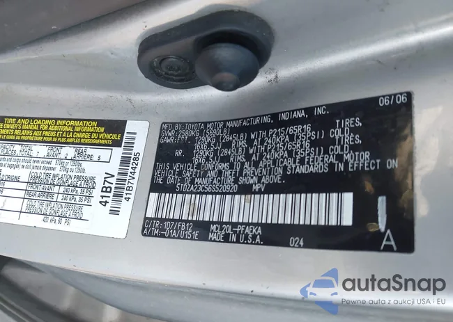 5TDZA23C56S520920: 44394559