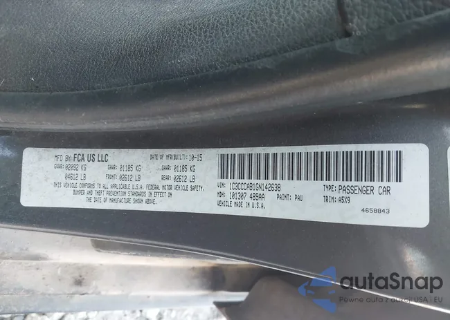 1C3CCCAB1GN142638: 44394637