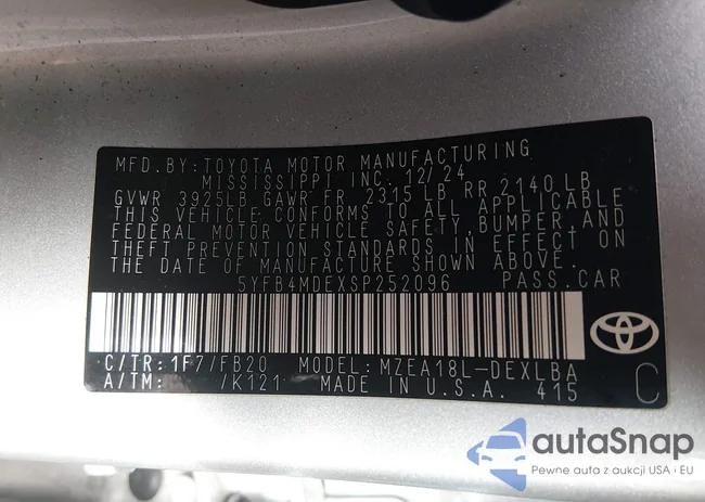 5YFB4MDEXSP252096: 44394792