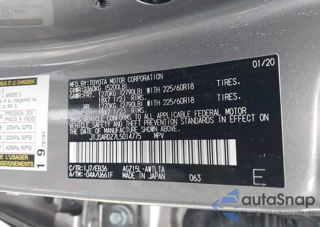 JTJSARDZ7L5014775: 44395927