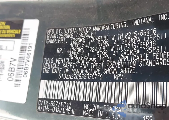 5TDZA22C65S370719: 44396117