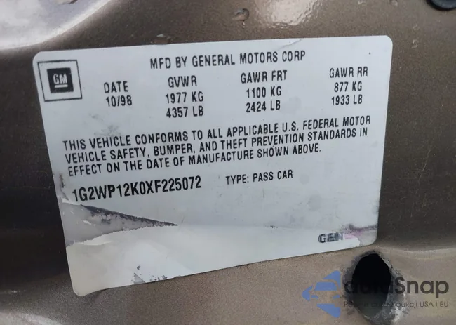 1G2WP12K0XF225072: 44396169