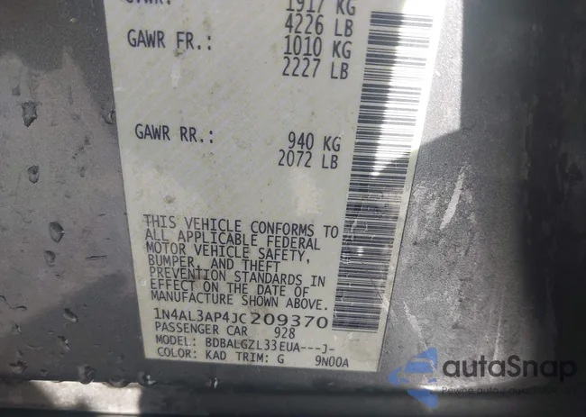 1N4AL3AP4JC209370: 44396174