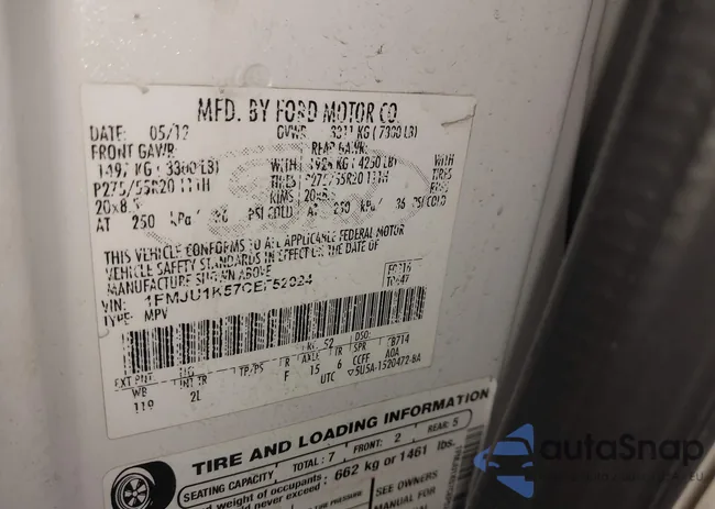 1FMJU1K57CEF52024: 44396233