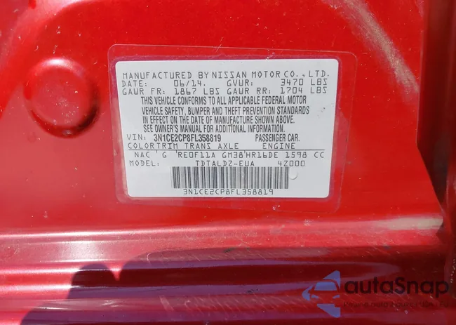 3N1CE2CP8FL358819: 44396260