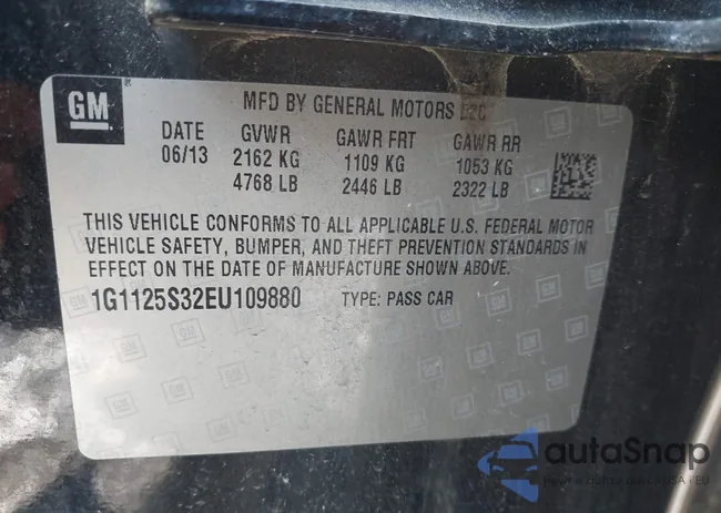 1G1125S32EU109880: 44395567