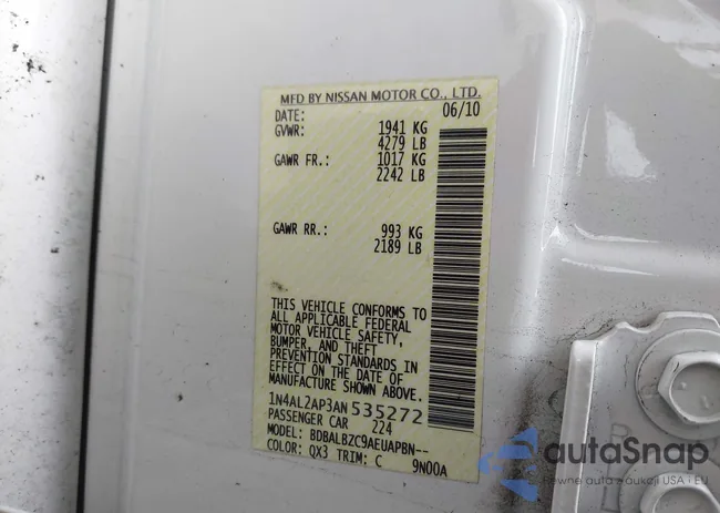 1N4AL2AP3AN535272: 44395568