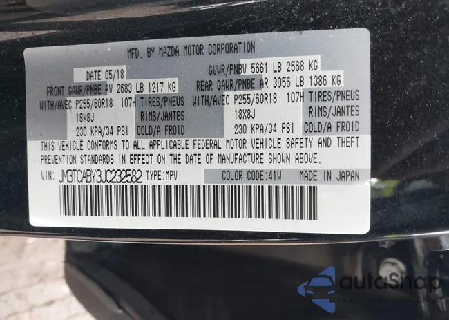 JM3TCABY3J0232582: 44396840