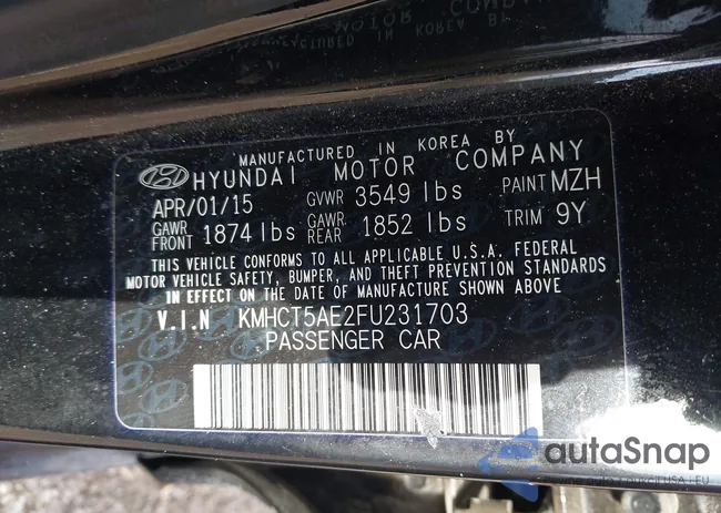 KMHCT5AE2FU231703: 44396853