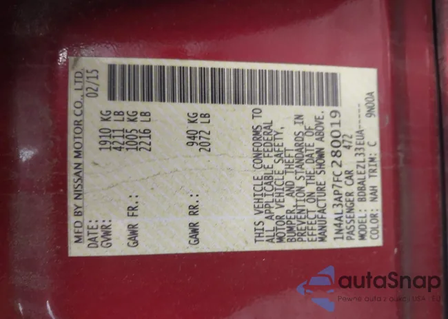 1N4AL3AP7FC280019: 44396935