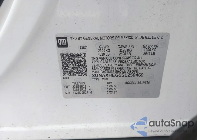 3GNAXHEG5SL259469: 44396957