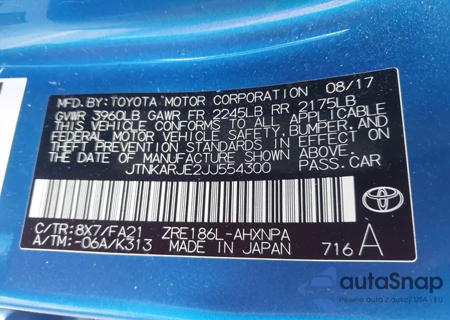 JTNKARJE2JJ554300: 44397074