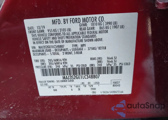 MAJ3S2GE1LC348807: 44397097